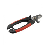 Ferplast Grooming Dog Nail Clipper With Safety Catch, Small, Red/Black
