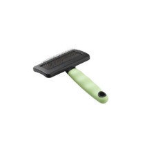 Ferplast Grooming Slicker Brush For Cat, Green/Black, 16.5 x 11.4 x 3.3cm