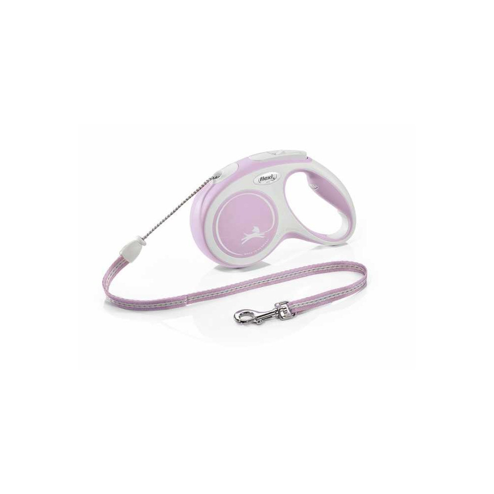 Flexi New Comfort Strap Cord For Dogs, Rose Colour, Medium