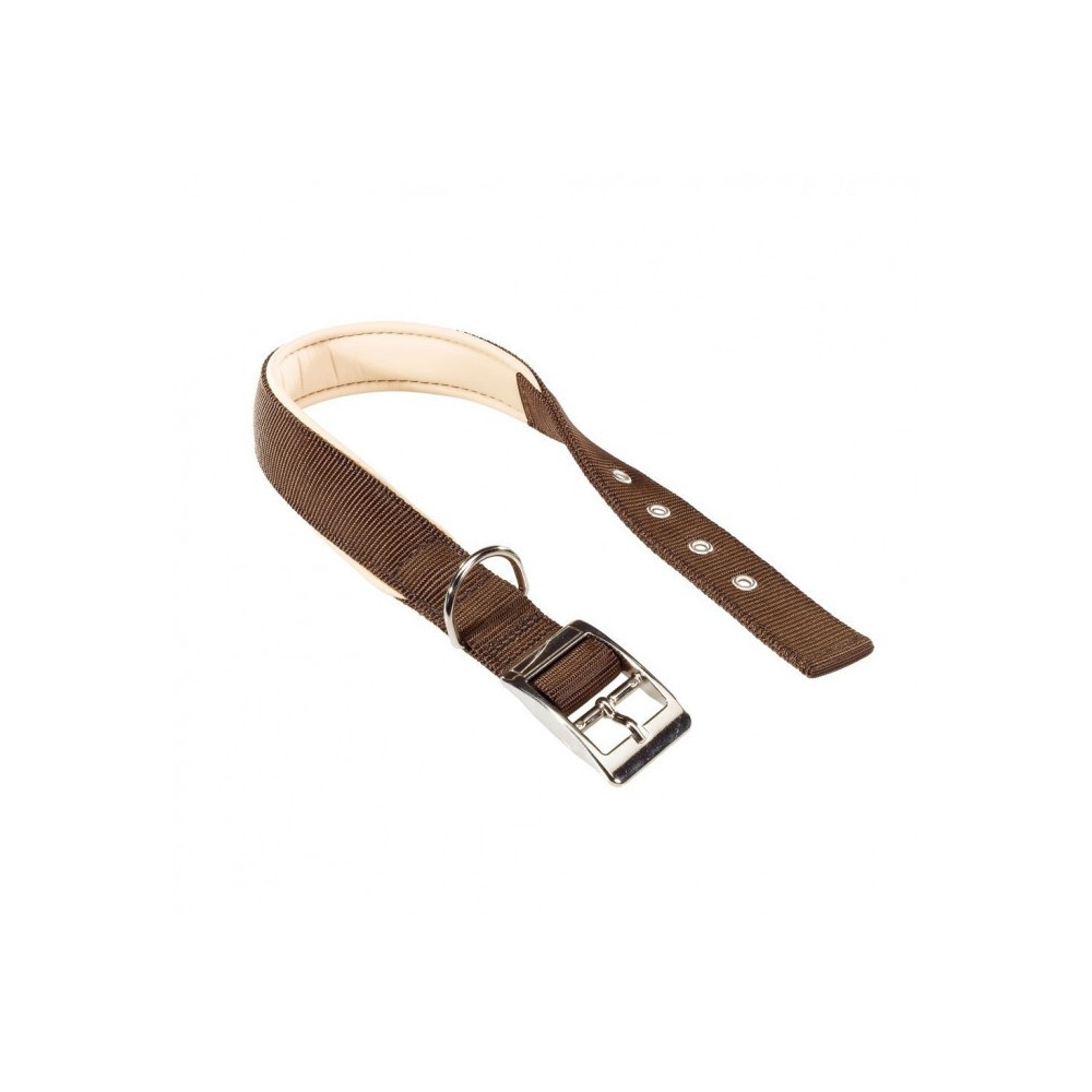 Ferplast Daytona Dog Collar, Brown, 43Cm x 20Mm