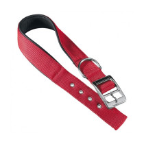 Ferplast Daytona Dog Collar, 53Cm x 25Mm, Nylon Soft Padding, Red