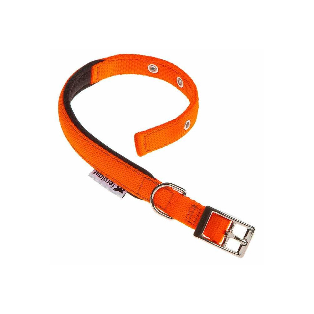 Ferplast Canine Dog Collar, 35Cm x 15Mm, Orange