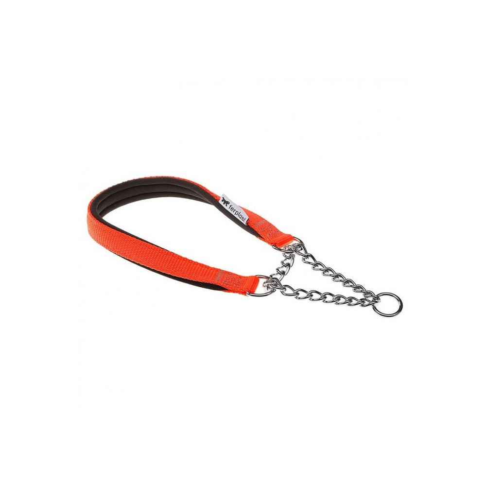 Ferplast Daytona Dog Collar, Orange, 55Cm x 20Mm