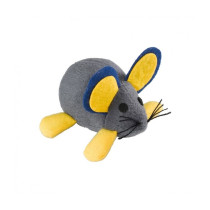 Ferplast Cat Toy Mouse 10 x 5, 5 Cm Textile, Grey