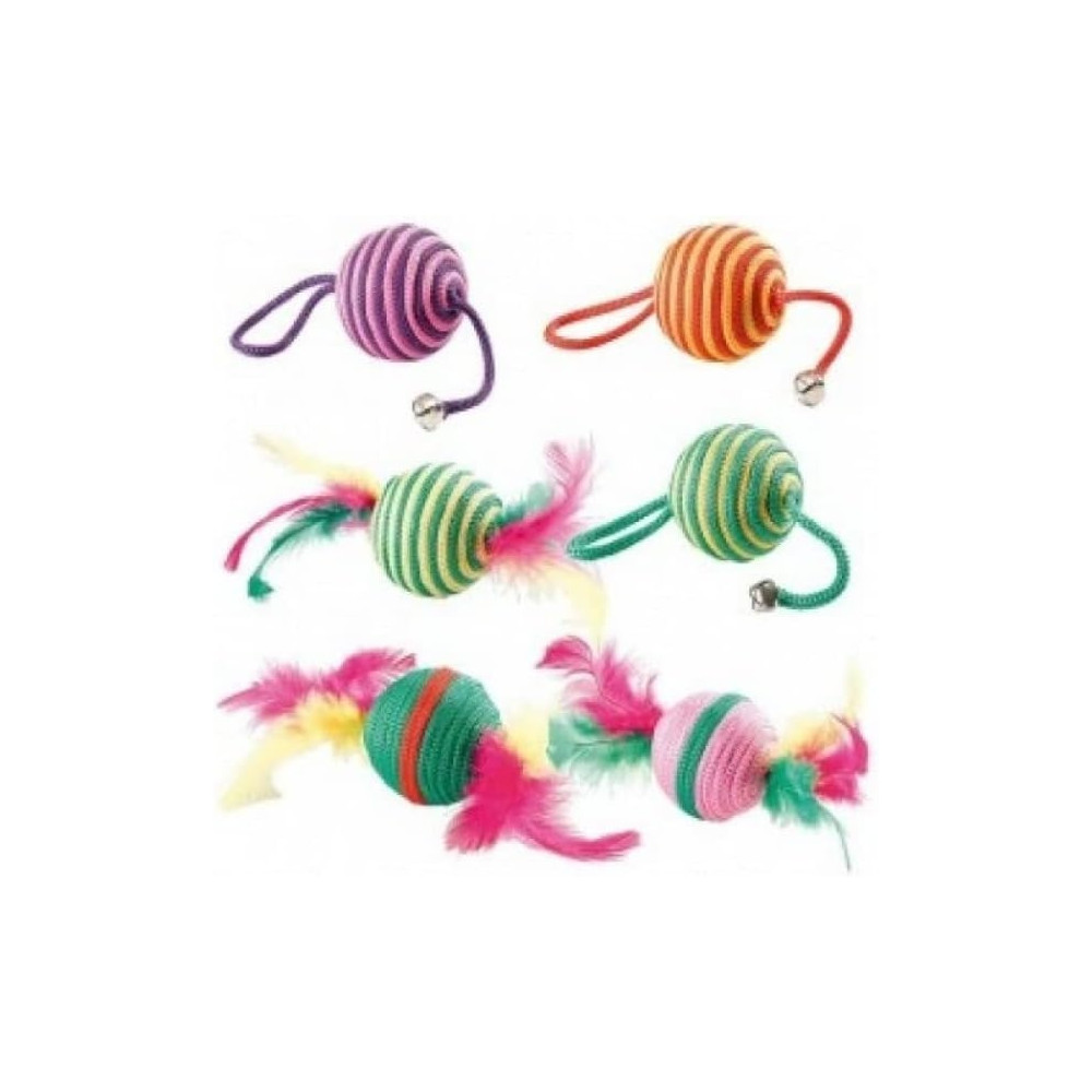 Ferplast PA 6110 Small Cord, Ball For Dogs, Multi-Colour
