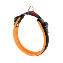 Ferplast Dog Collar With Soft Padding And Closure With Micro Regulation, Orange, 33Cm x 15Mm