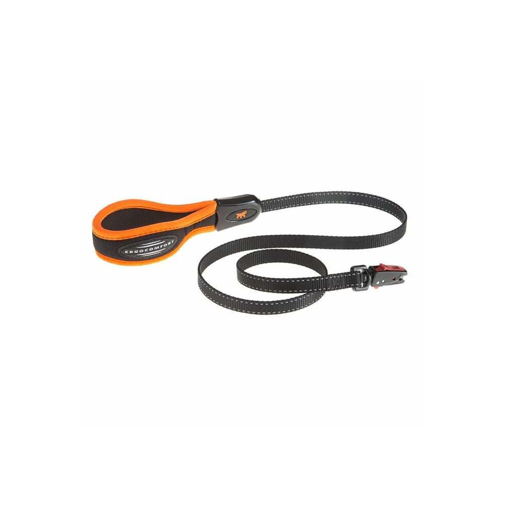 Ferplast Dog Leash With Automatic Hook, Orange, 120Cm x 20Mm