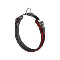 Ferplast Ergocomfort Dog Collar With Micro-Regulating System, C15-42, 34-42Cm x 15Mm, Red/Black
