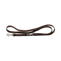 Ferplast Vip Ga Bull Leather Dog Leash, Brown, 18Mm x L 120-200Cm