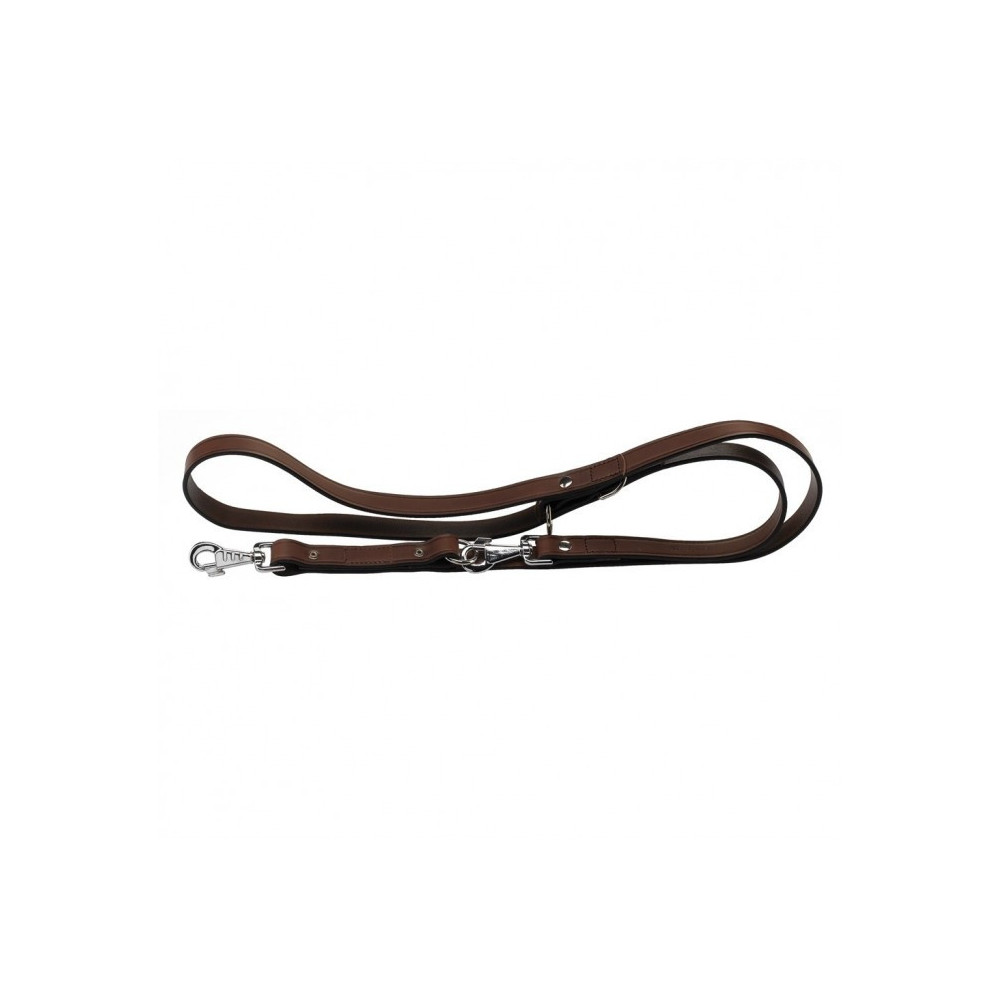 Ferplast Vip Ga Bull Leather Dog Leash, Brown, 18Mm x L 120-200Cm
