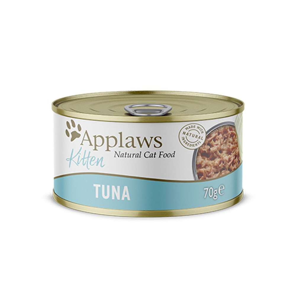 Applaws 70g x 12 pcs Tuna Wet Kitten Food, Tin