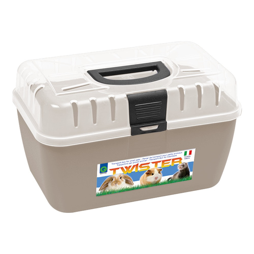 Georplast Twister Small Pets Transport Box For Small Pets, Beige