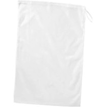 Whitmor Mesh Laundry Bag To Wash Delicate Garments, White