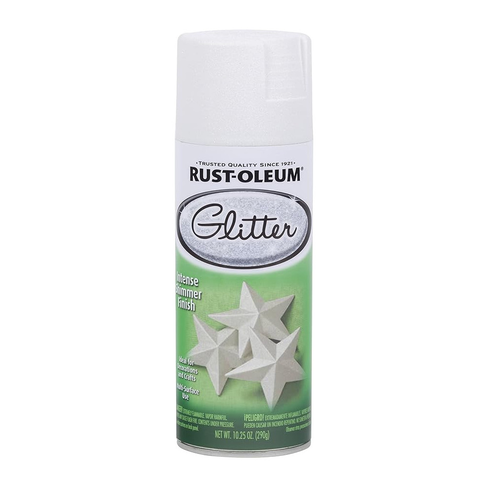 Rust Oleum Premium Finish Glitter Spray Paint With Intense Shimmer Finish, 290g