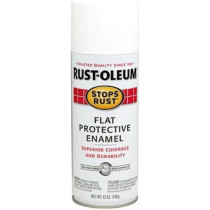 Rust Oleum Stop Rust Flat Protective Enamel With Superior Coverage And Durablity, 340g