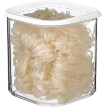 Mepal Square Multi Purpose Food Storage Container With 2.75L Capacity, White/Clear