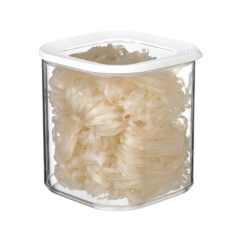 Mepal Square Multi Purpose Food Storage Container With 2.75L Capacity, White/Clear