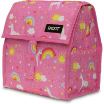 Packit Freezable Lunch Bag With Unicorn Dream Pink Theme, Multicolour