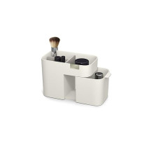 Joseph Joseph Small Viva Tiered Small Cosmetic Organiser With Drawer, Cream