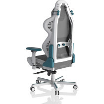 DXRacer Air Pro Gaming Chair, Ultra-Breathable Mesh, Adjustable Armrests, Magnetic Lumbar Support, Memory Foam Headrest, Modular Design, White & Cyan