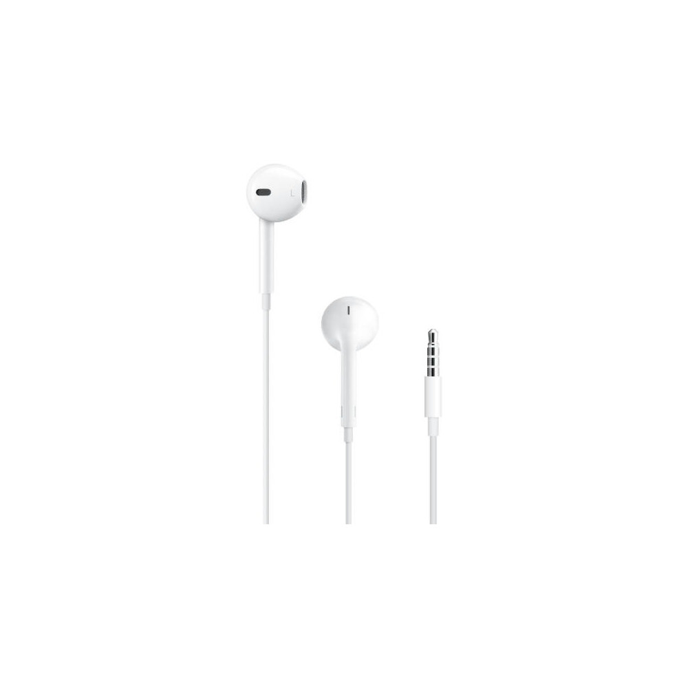 Apple Earpods With 3.5 Mm Headphone Plug, Adjust Volume, Comfortable Fit, Control Playback Music, Wired, MNHF2 (White)