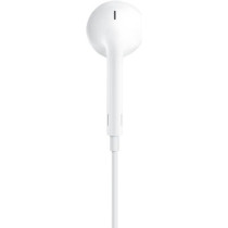 Apple Earpods With 3.5 Mm Headphone Plug, Adjust Volume, Comfortable Fit, Control Playback Music, Wired, MNHF2 (White)