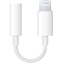 Apple Lightning To 3.5 Mm Headphone Jack Adapter, MMX62 (White)