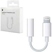 Apple Lightning To 3.5 Mm Headphone Jack Adapter, MMX62 (White)