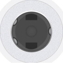 Apple USB C To 3.5Mm Headphone Jack Adapter, MU7E2 (White)