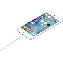 Apple Lightning To USB Cable 1Meter, Reversible Design, MXLY2 (White)