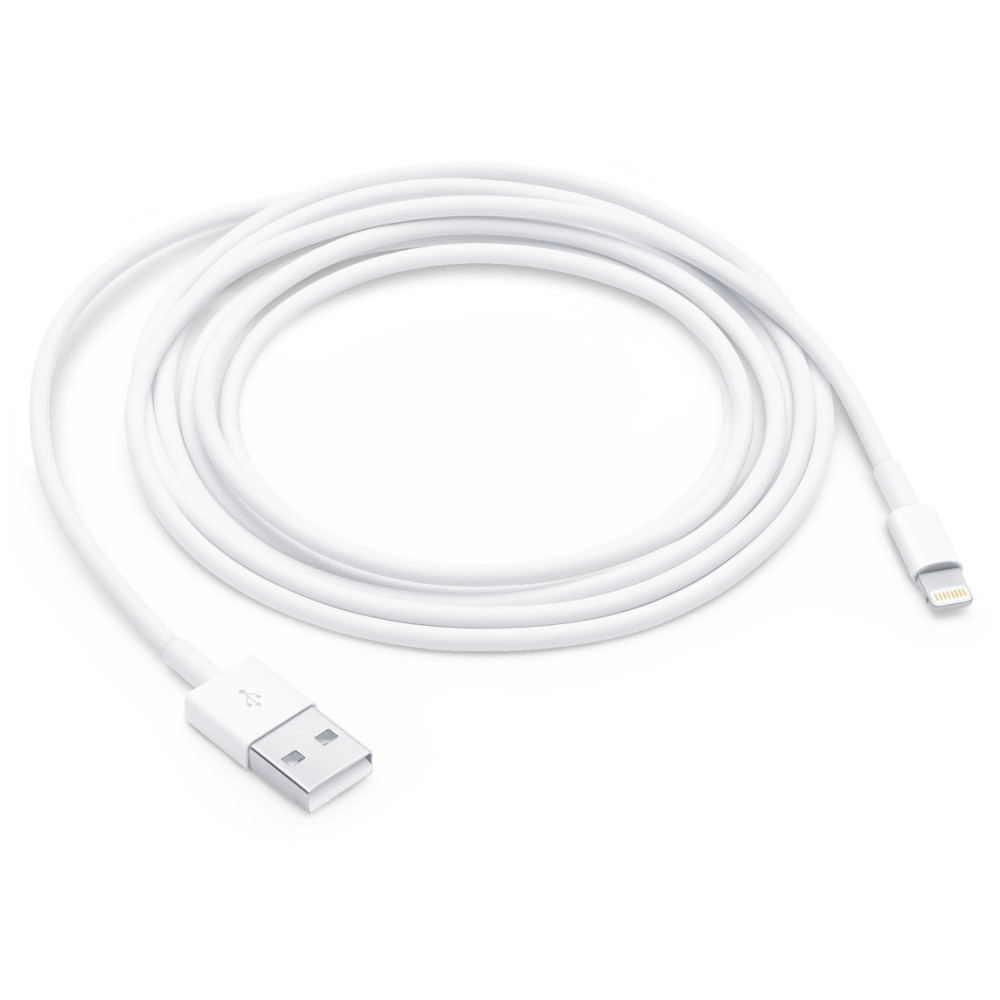 Apple Lightning To USB Cable 2 Meter White, Reversible design, MD819