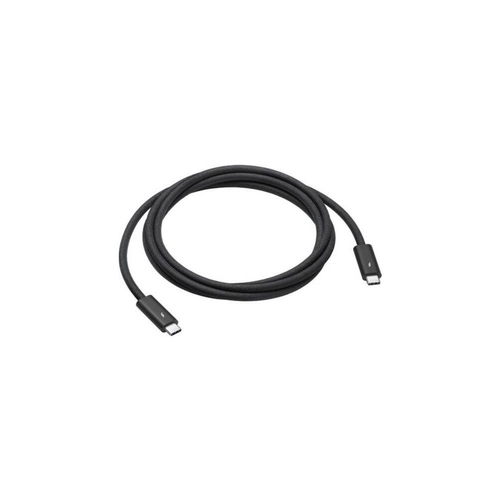 Apple 1.8Meter Thunderbolt 4 Pro Cable, Transfer data at up to 40Gb/s, MN713 (Black)