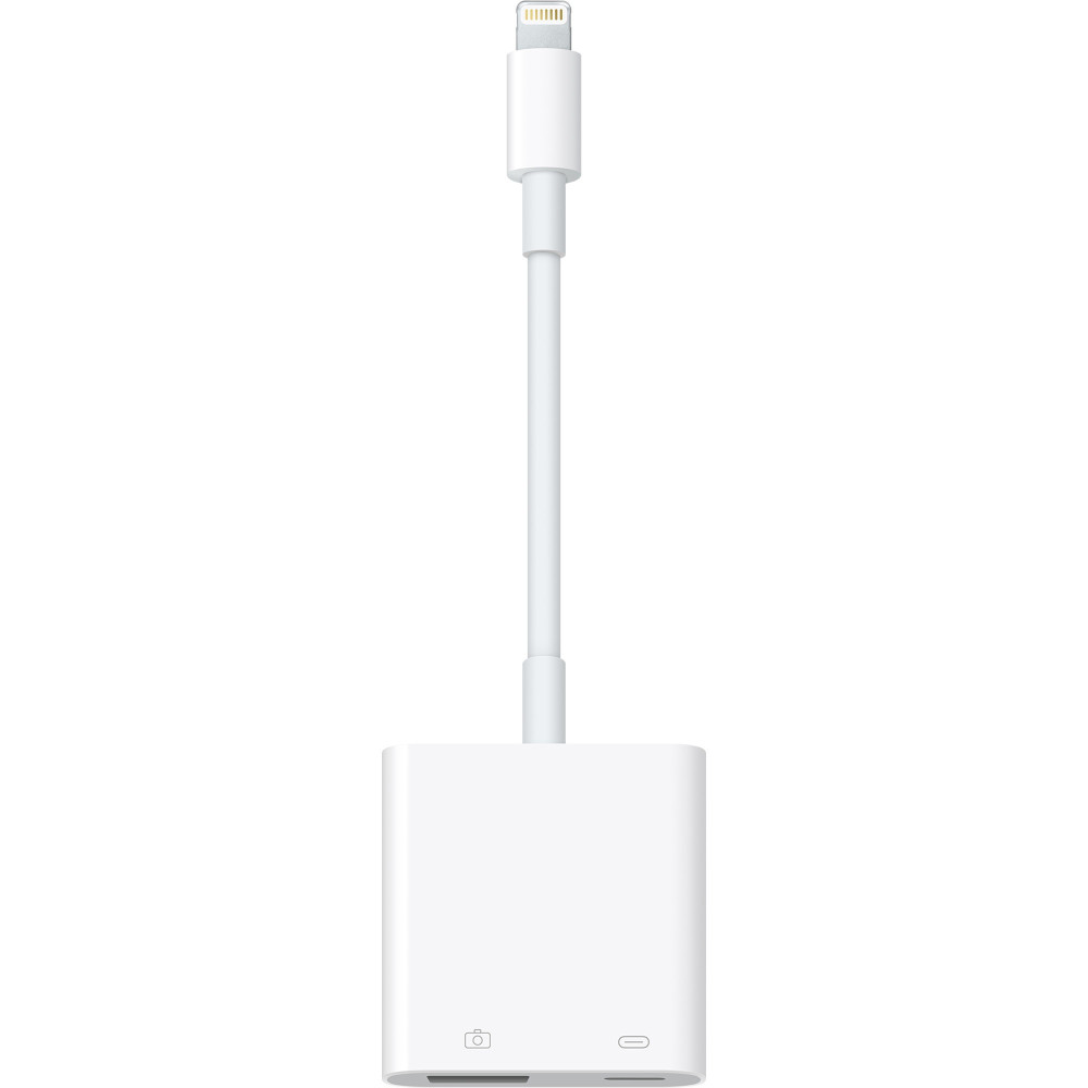 Apple Lightning To USB 3 Camera Adapter, MK0W2 (White)