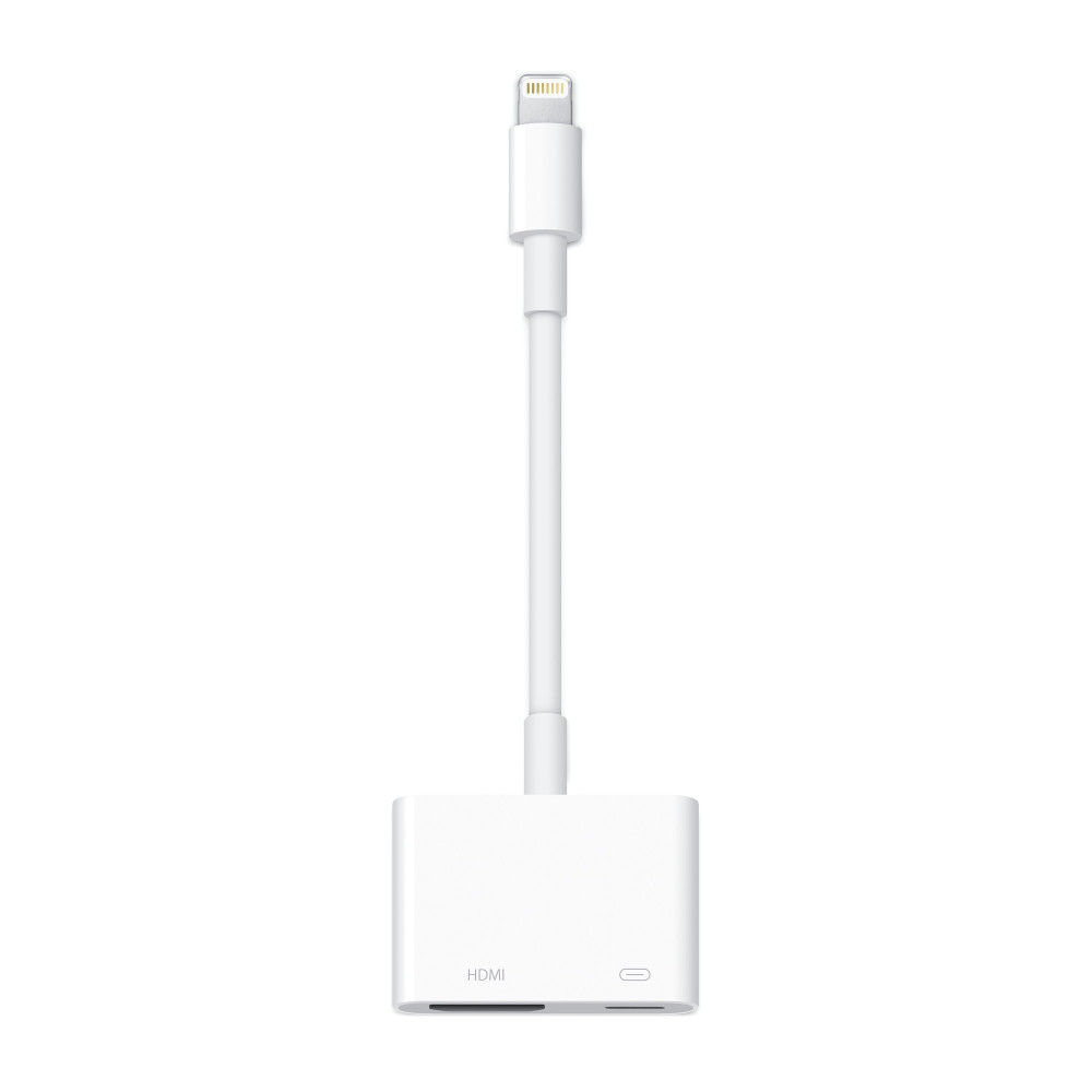 Apple Lightning Digital AV Adapter, Lightning To HDMI, Lightning Ports, MW2P3