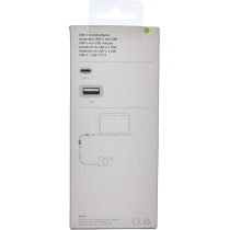 Apple USB-C Male To USB Female Adapter, MJ1M2 (White)