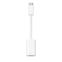 Apple USB C To Lightning Adapter, MUQX3 (White)