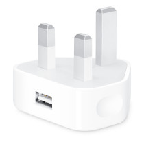 Apple Power Adapter 5W, 3Pin Plug, MGN43 (White)