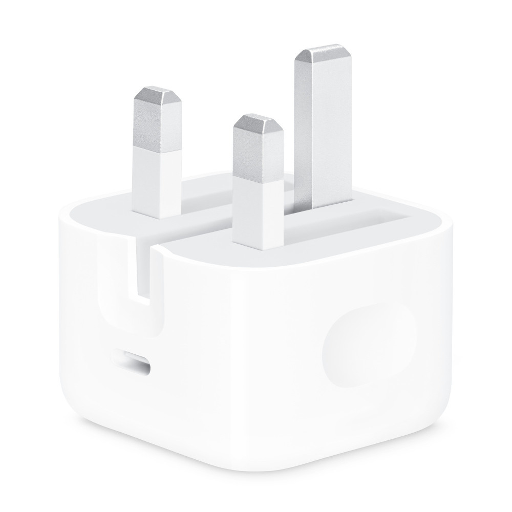 Apple Power Adapter 20W, 3Pin Plug MHJF3 (White)