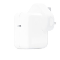 Apple Power Adapter USB C, 30W, 3 Pin, MY1W2, White