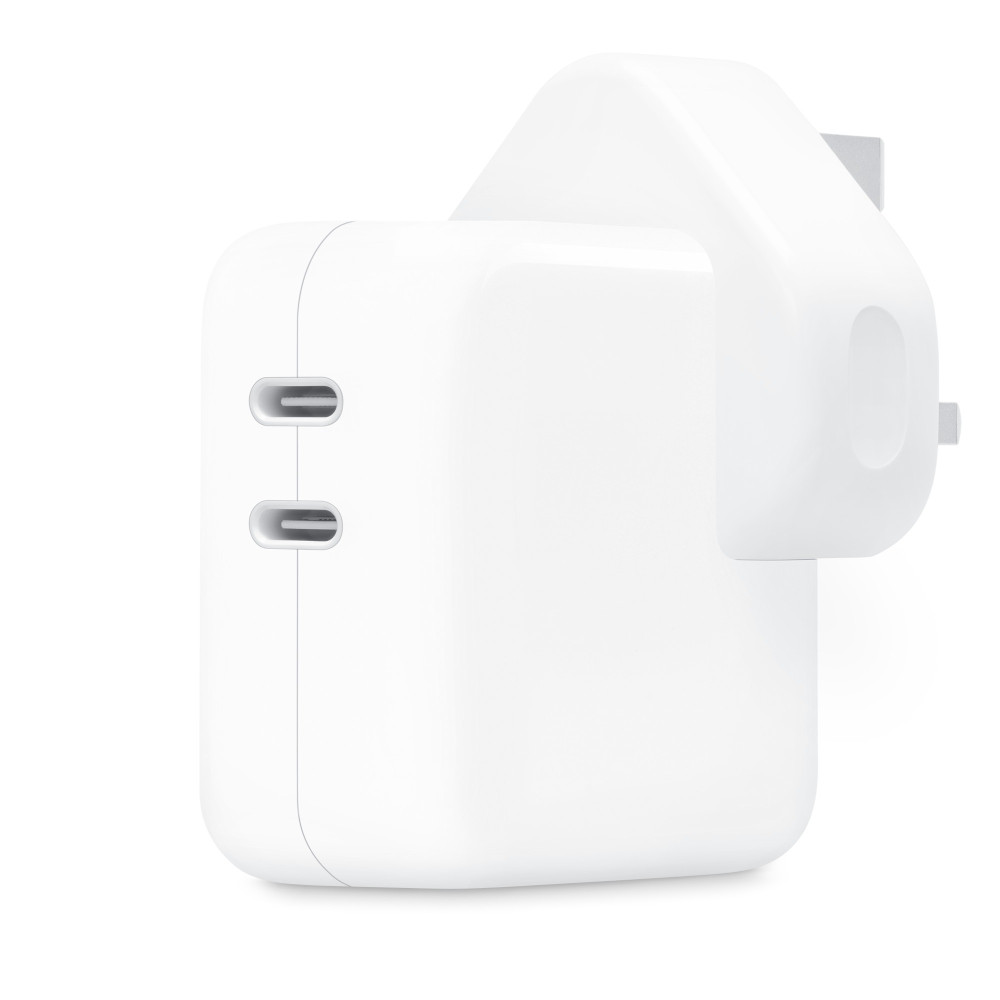 Apple 35W Dual USB-C Port Power Adapter, MW2K3 (White)
