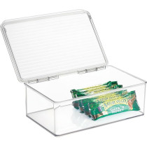 Interdesign Storage Container Woth Lid, Clear