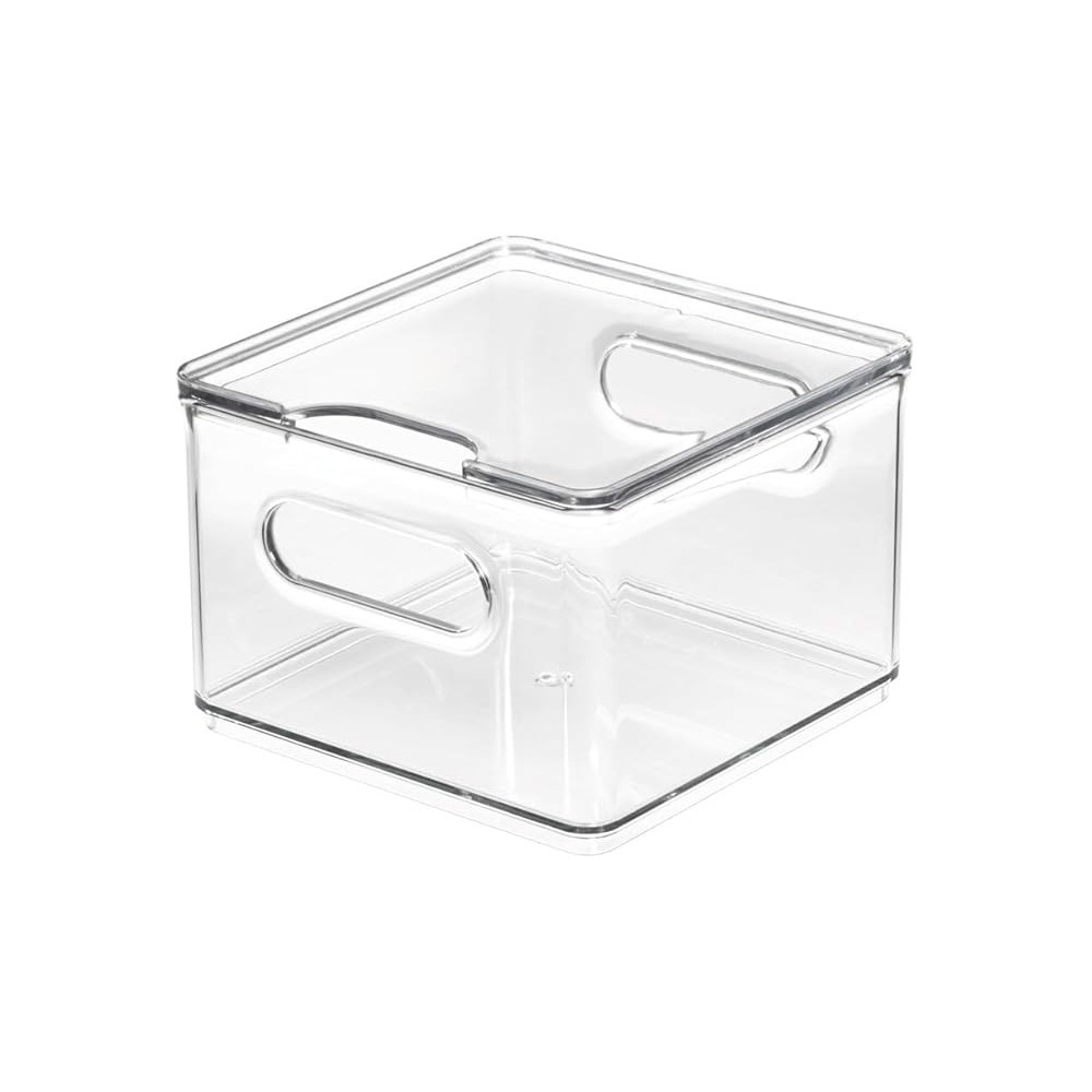 The Home Edit Small Fridge Bin Organizer, Clear
