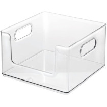 The Home Edit Open Front Stacking Pantry Bin, Clear