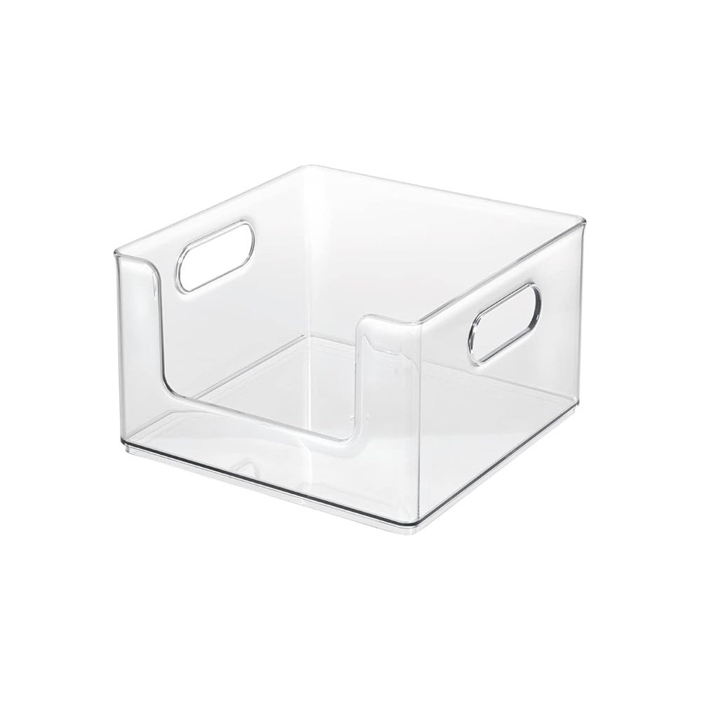 The Home Edit Open Front Stacking Pantry Bin, Clear