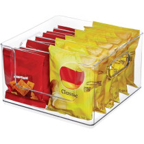 The Home Edit Open Front Stacking Pantry Bin, Clear