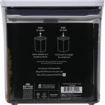 Oxo Airtight Food Storage Container 2.6L Capacity, Clear/White