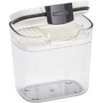 Progressive Mini Prokeeper Food Storage Container, Clear/White