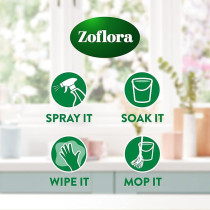 Zoflora Concentrated Disinfectant Linen Fresh Kills Viruses And Bacteria, 500 ml