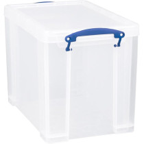Really Useful Multipurpose Storage Box With Lid 24L, Clear