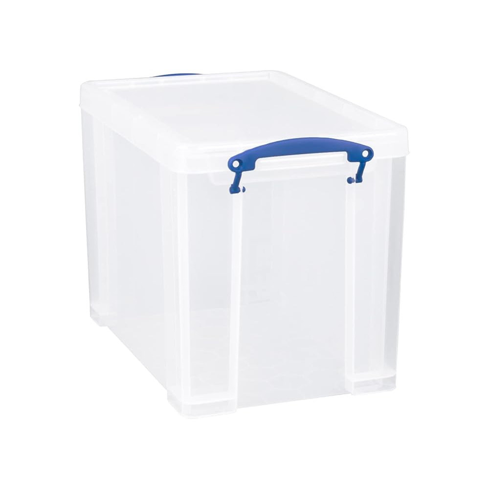 Really Useful Multipurpose Storage Box With Lid 24L, Clear